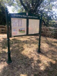Noticeboard at Brightling road Leisure Ground