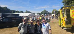 Mayor Shing and Deputy Mayor Dunbar at Weald on the Field